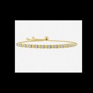 Diamond bracelet 1/10 ct tw. 14 Kt